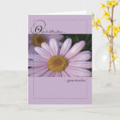 Carte Miracles de marguerite rose Encouragement (Fleur jaune)
