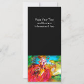 Carte MIRANDOLINA / Masques de Carnaval vénitien (Dos)