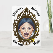 Carte Mirror Mirror Ce Qui S'Est Passé Funny Birthday (Devant)