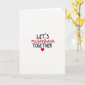 Carte Misbehave Together Love Card (Fleur jaune)