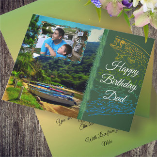 Carte Mismaloya Birthday Papa sur la rivière 0350