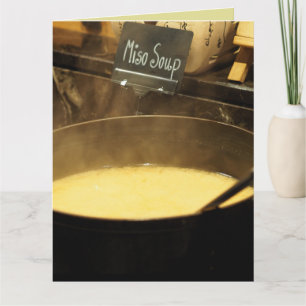 CARTE MISO SOUP HEUREUX ANNIVERSAIRE FUNNY ROMANTIC GRAN