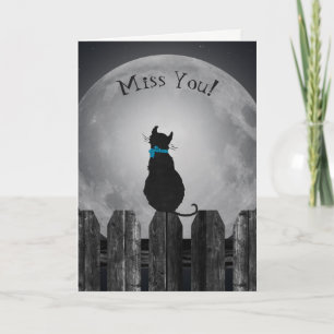 Carte Miss chat You au clair de lune