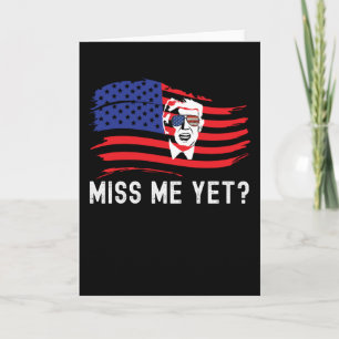 Carte Miss Me Pourtant Drôle Amusant Donald Trump