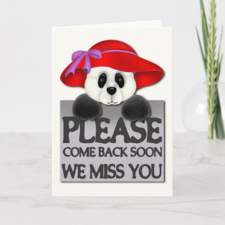 Carte Miss Panda