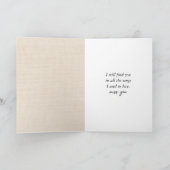 Carte Miss Sheet Music (Intérieur)