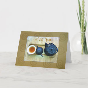 Carte Miss Tea Setting Still Life Photographie
