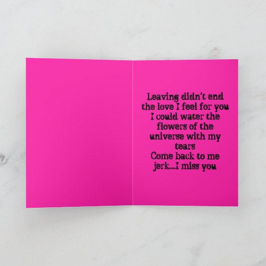 Carte Miss You Jerk Skullz (Intérieur)