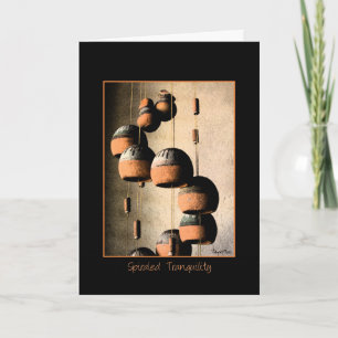 Carte Miss You Spiraled Wind Chimes Still Life Photo