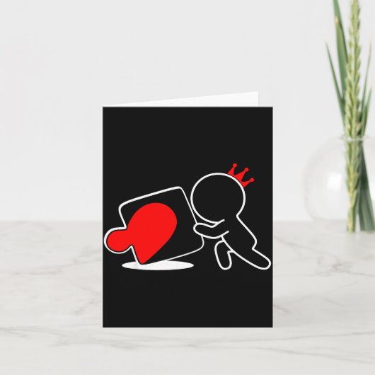 Carte Missing Ece Heart Puzzle Couple Matching Valentine (Devant)