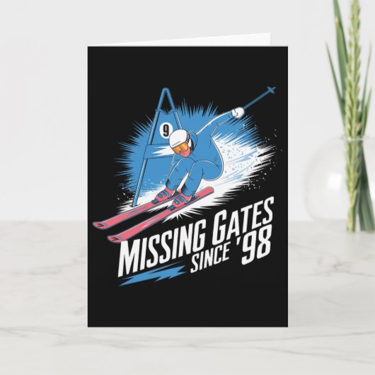 Carte Missing Gates Since 98 Alpine Skiing (Devant)