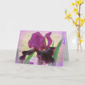 Carte Missing you floral  card (Fleur jaune)