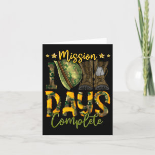 Carte Mission 100 Jours D'École Complet Garçon Soldier S