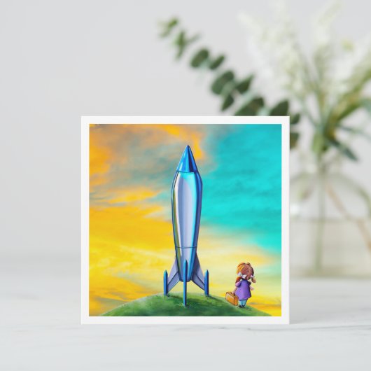 Carte Mission Lune - Mini impression (Debout devant)