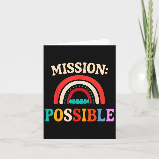 Carte Mission Motivation possible Inspiration école (Devant)