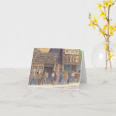 Carte Mission Valley Theatre Raleigh NC Illustration (Fleur jaune)