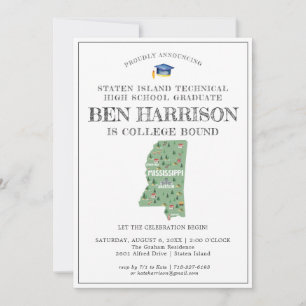 Carte Mississippi   College Bound Graduation Party