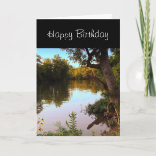 Carte Missouri Shoal Creek à Dusk Birthday pour hommes