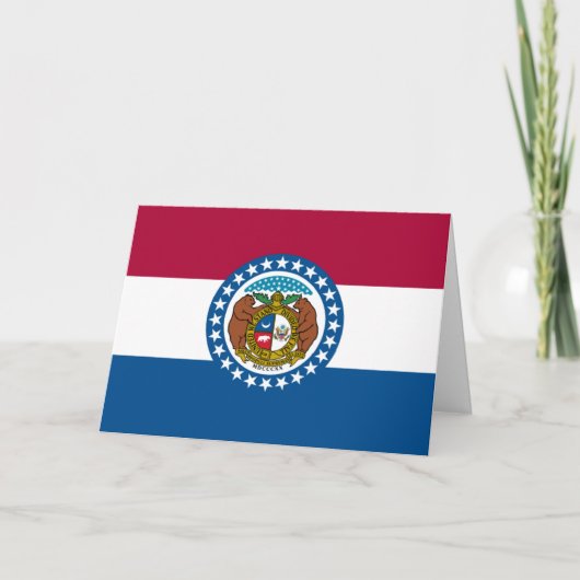 Carte Missourian Flag, Flag of Missouri (Devant)