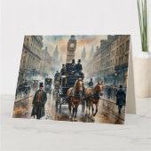 Carte Misty London Street 1800s Note (Devant)