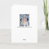 Carte Misty moonflower witch and fox card by Renee (Dos)