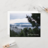 Carte Misty Mountain Sympathy Card (Devant/Arrière en situation)
