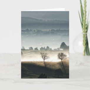 Carte Misty Suisse Paysage rural