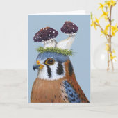 Carte Mitch the kestrel card (Fleur jaune)