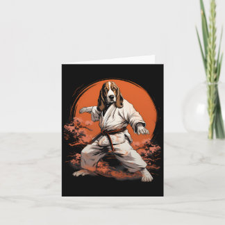 Carte Mixed martial art Bet Hound Chien Karate