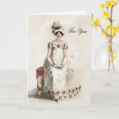 Carte "Mlle Bennet" Pour Vous (Fleur jaune)