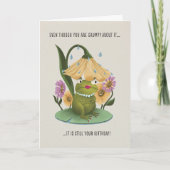 Carte Mlle Grenouille Grincheuse (Devant)