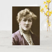 Carte Mlle Mary Moore (Fleur jaune)
