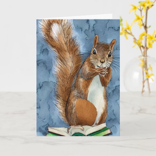 Carte Mlle, Mon Ami Nutty (Fleur jaune)