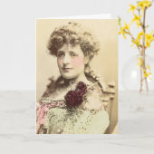 Carte Mlle Phyllis Broughton (Fleur jaune)