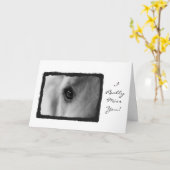 Carte Mlle que vous cardez (Fleur jaune)