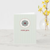 Carte Mlle vous (Fleur jaune)