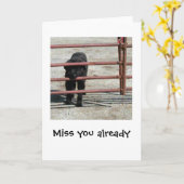 Carte Mlle vous déjà (Fleur jaune)