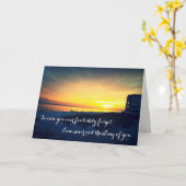 Carte Mlle You/pensent à vous (Fleur jaune)