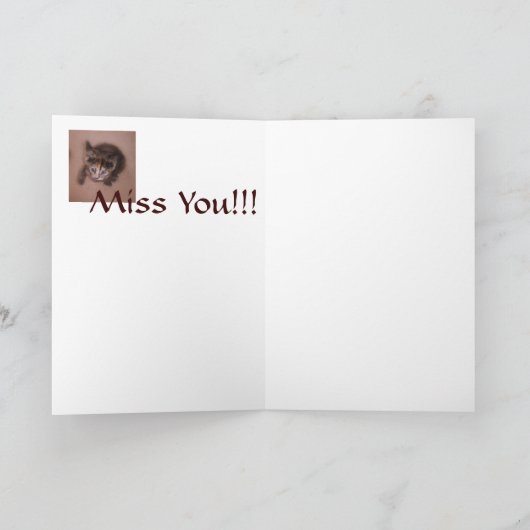 Carte Mlle You tellement ! ! ! (Intérieur)