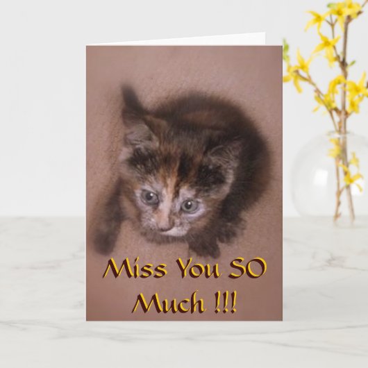 Carte Mlle You tellement ! ! ! (Fleur jaune)