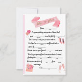 Carte Mme à Mme Libs (Devant)