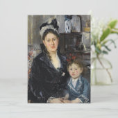 Carte Mme Boursier et sa fille | Berthe Morisot (Debout devant)