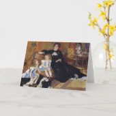 Carte Mme Charpentier par Renoir Impressionist Painting (Fleur jaune)