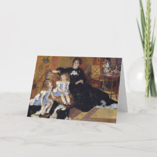 Carte Mme Charpentier par Renoir Impressionist Painting