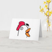 Carte Mme Rude Chicken Head Card (Fleur jaune)