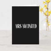 Carte Mme Vaccinée (Fleur jaune)