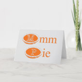 Carte Mmmmm Pie (Thanksgiving)  (Devant)