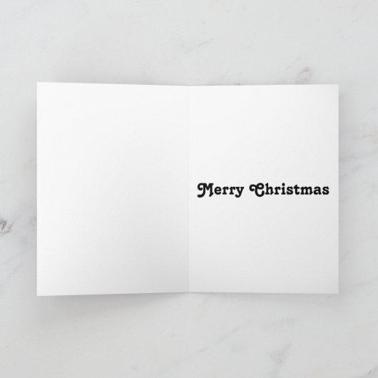 Carte Mo Mustache Arbre de Noël Beard Man Topp Vert (Intérieur)