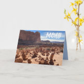Carte Moab Utah (Fleur jaune)