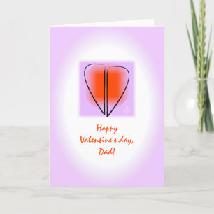 Carte MOD Heart Love To Dad Valentine Card